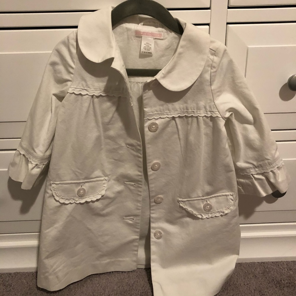 Janie and Jack Ruffle Coat NWOT